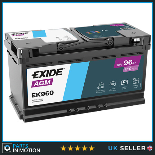 Car battery ek960 exide - battery,