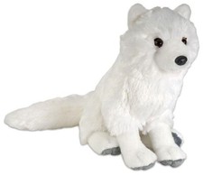WILD REPUBLIC CUDDLEKINS 12"(30cm) ARTIC FOX PLUSH SOFT CUDDLY TOY TEDDY BEAR