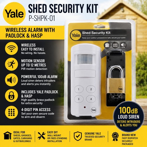 Genuine yale shed security kit - shed,