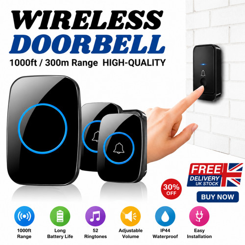 Wireless door bells - door, waterproof