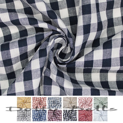 100 cotton gingham fabric - cotton,