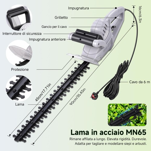 Electric hedge trimmer - hedge,
