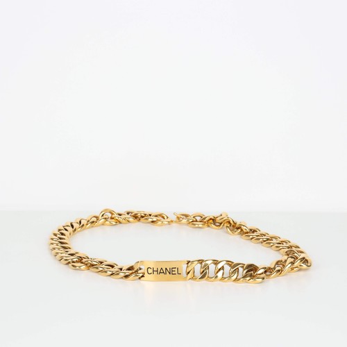 Chanel gold belt size - gold,