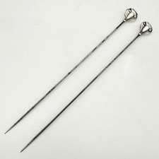PAIR CHARLES HORNER HAT PINS