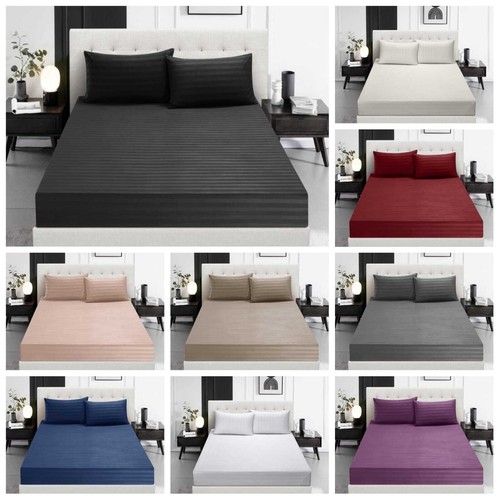 Fitted sheets stripe inch - fitted, 12