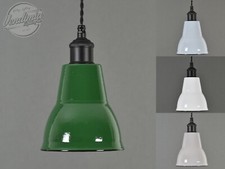 Small Cone Vintage Industrial Factory Enamel Shade Lampshade Steel Pendant