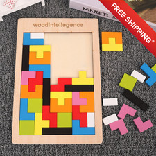 Multicolor Wooden Geometric