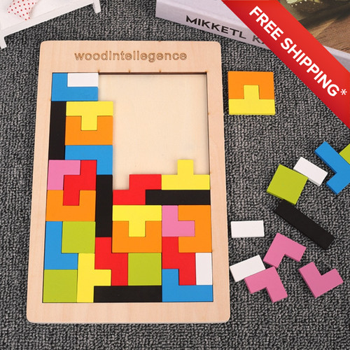 Multicolor wooden geometric - multicolor,