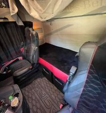 TRUCK SEAT COVERS MERCEDES ACTROS MP4 MP5 ECO LEATHER + FABRIC IN MIDDLE