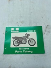 1977 Kawasaki KZ400-B1 Motorcycle Factory Shop Parts Catalog Manual SkuD