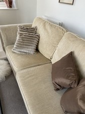 Settee Beige Very Comfy Large