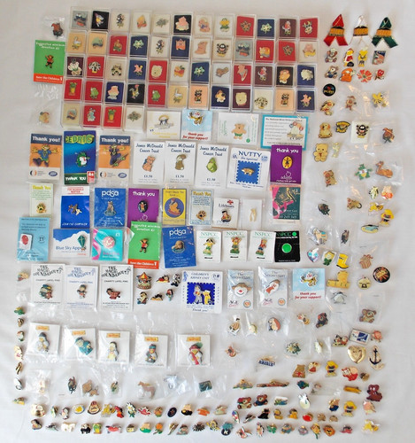 237 charity pin badges - 237,