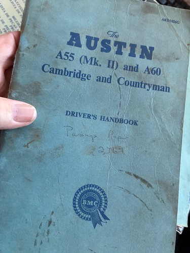 Vintage austin a55 a60 - austin,