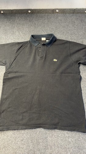 Lacoste black polo shirt - black,
