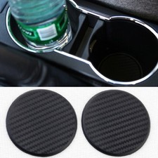 2Pcs Black Car Water Cup Slot
