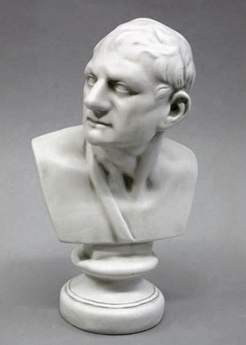 Roman statesman cicero bust - statesman,
