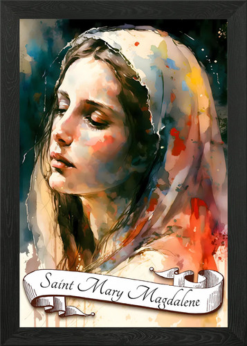 Saint mary magdalene framed - saint,