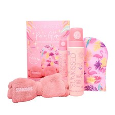 Sunkissed Pure Glow Collection Tanning Gift Set - Medium Tan + Mitt + Headband