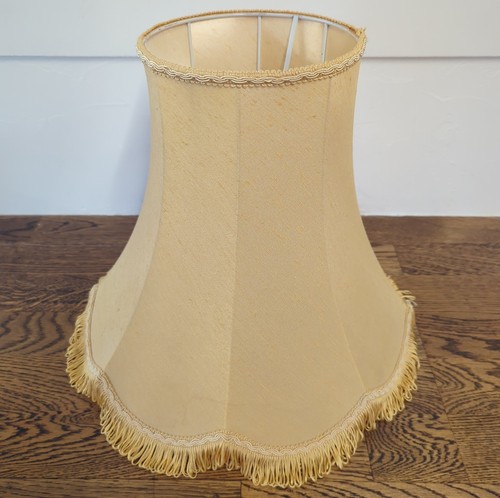 Vintage lampshade gold yellow - gold,