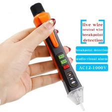Voltage Tester Pen Non Contact AC Sensor Power Alert 12-1000V Electric Detector