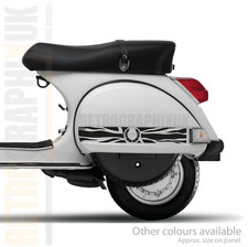 Scooter Union Jack Laurel Side