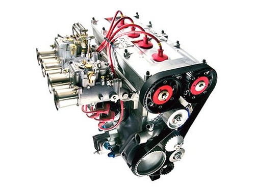 Scale ford 6 bda - 1/18, engine