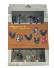 VINTAGE Set of 6 Rooster