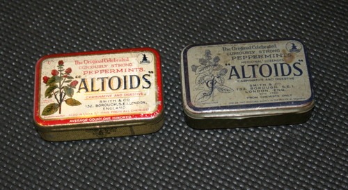 Two vintage peppermints - two,