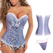 Women Sexy Overbust Boned