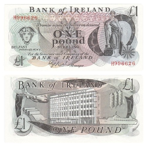 Bank ireland 1 banknote - bank, £1