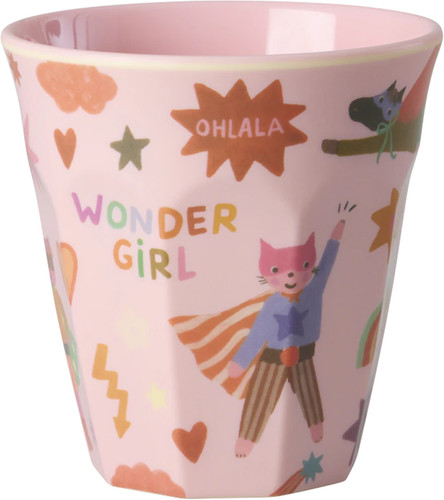 Rice melamine cup with - by,