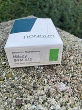 Ronson Varaflame Milady SVM 412 Gold Flash Engine Turned