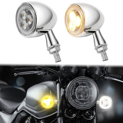Chrome bullet led turn - led,