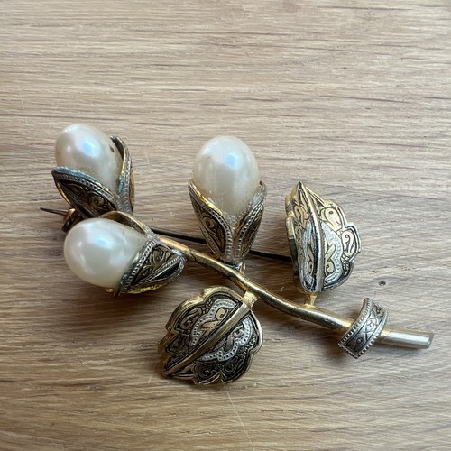 Vintage gold silver tone - &,