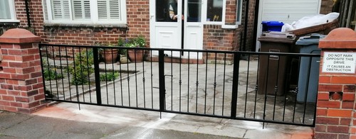 Folding gate metal iron - gate,,
