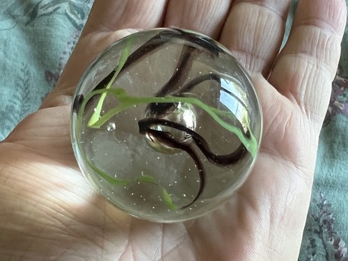 Large pale green - large, glass