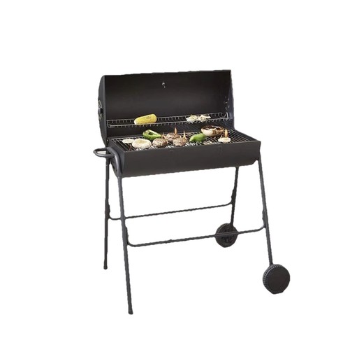 Oil drum charcoal bbq - oil,