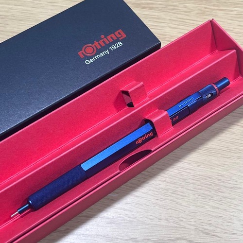 Rotring 600 iron blue with - with, box