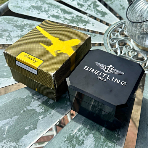 Breitling black single watch - breitling,
