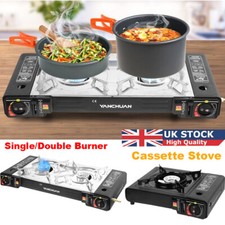 Portable Double Burner Gas