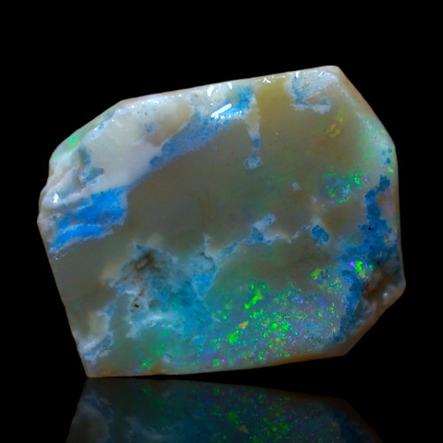 Natural fire opal - fire,