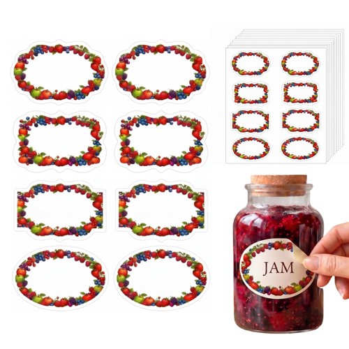 Jam labels for - for, jars