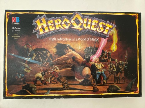 Vintage heroquest board game - board,