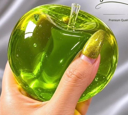 Green apple squishy stress - squishy,