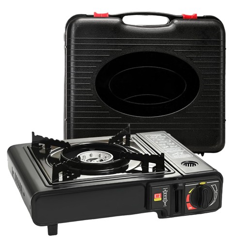 Portable camping stove - camping, case