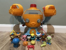 The Octonauts Octopod Full Set Of Figures & Extra Creatures Working Octoalert 