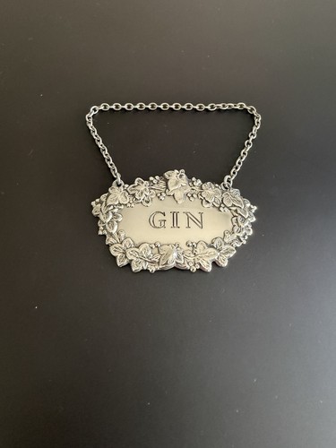 Solid silver rococo style gin - silver,