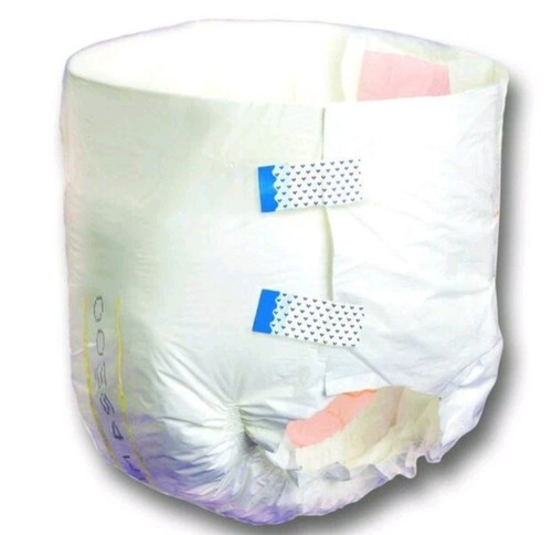 Diaper sample plastic backed - sample,
