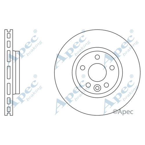 Brake discs vented - 2x,