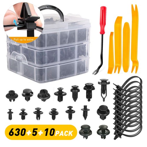 645 pcs car body - 645, clips